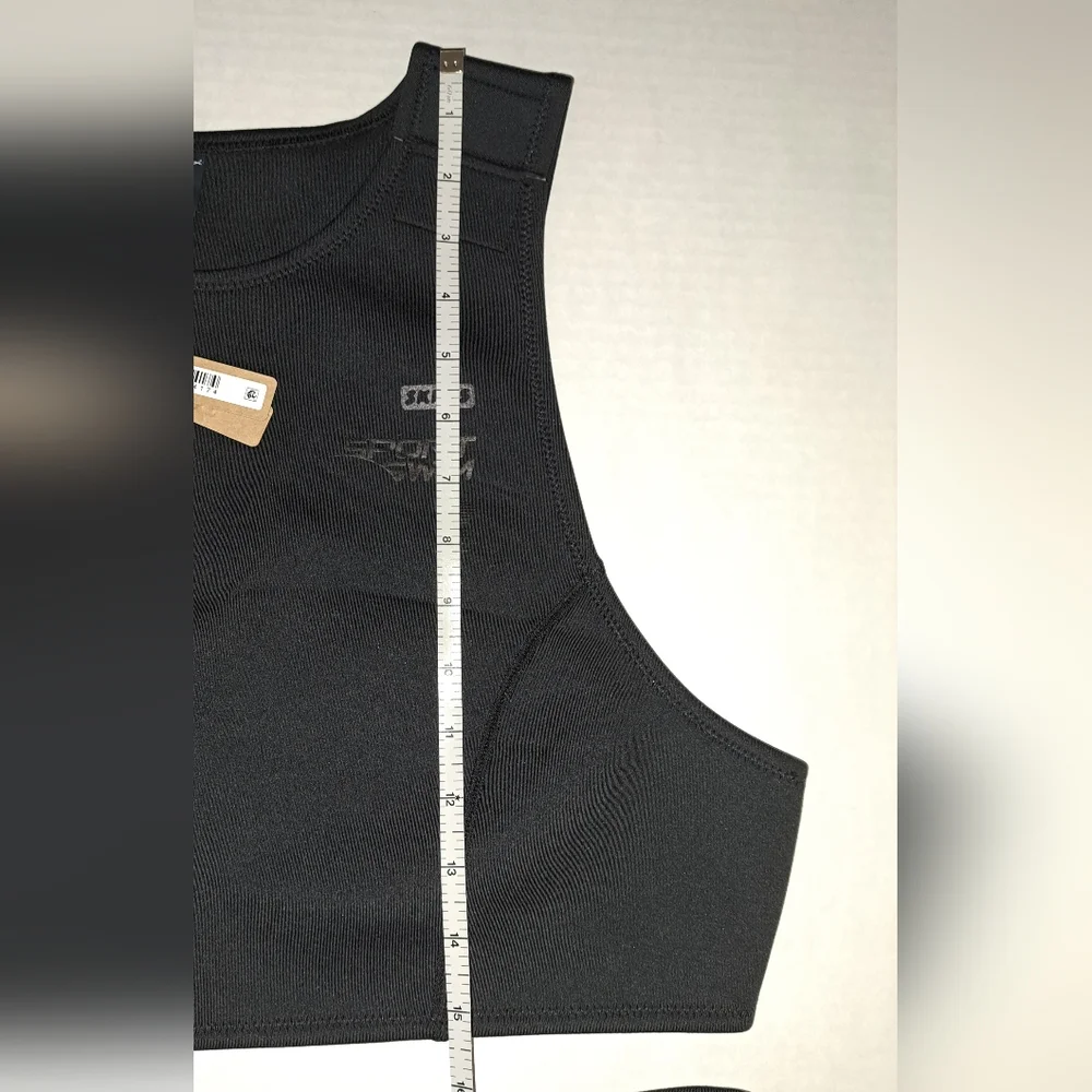 💕NWT SKIMS Sporty Scuba Wetsuit Swim Top + Hipster Swimsuit Set Black ONYX 3X